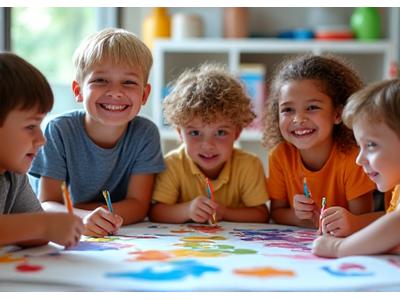Creative play friendship camp